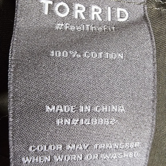 Torrid Womens 4X Green Cardigan Jacket Open Front Pockets Long Sleeve Utility - Picture 7 of 8